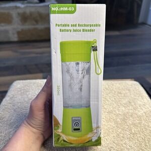 Portable Blender Juicer Cup USB Rechargeable Smoothies Mixer Fruit Machine PINK